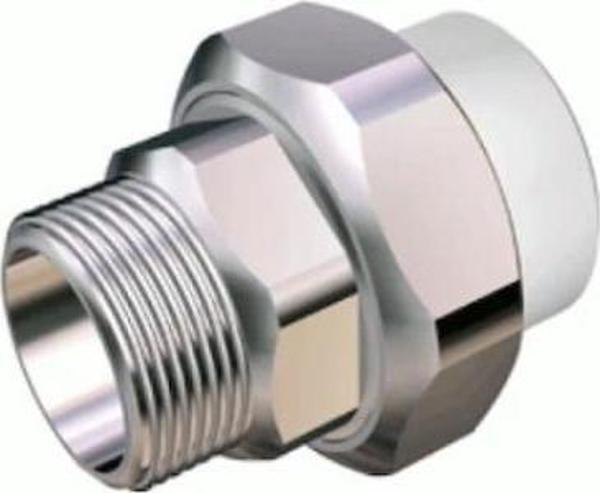 Kalde Pp Eco Oynar Başlı Erkek Rakor 25X3/4 Beyaz - Image 1