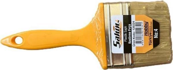 Şahin Plastik Saplı Kestirme Fırça 4 No 120224 - Image 1