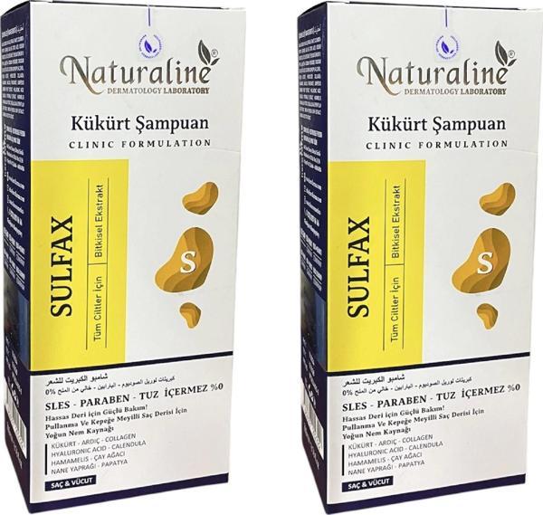 Naturaline 2 Adet Kükürt Saç ve Vücut Şampuanı 200 ml - Image 1