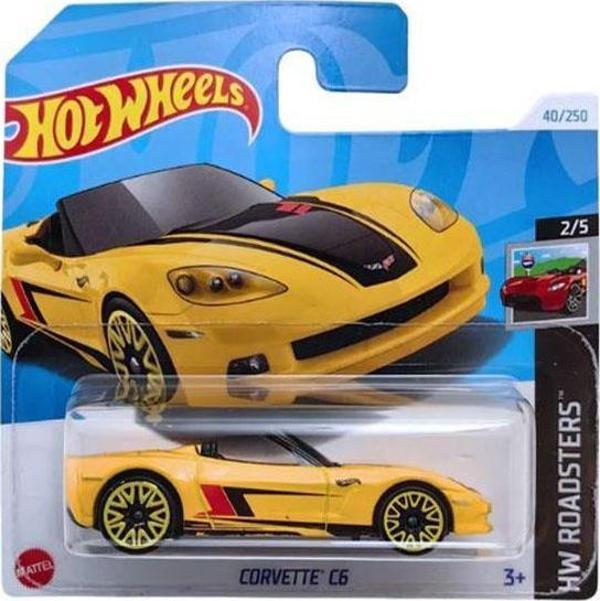 Hot Wheels - Corvette C6 - Sarı (1/64) - Image 1