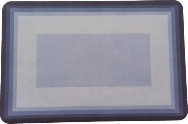 3B Trend Kaymaz Tabanlı Dikdörtgen Su Emici Banyo Ve Mutfak Paspası 58x38cm Yazısız Model - Image 1