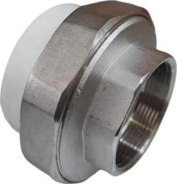 Kalde Pp Eco Oynar Başlı Dişi Rakor 25X3/4  Beyaz - Image 1