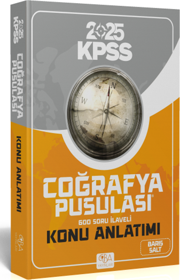 CBA  2025 KPSS Coğrafya Pusulası Konu Anlatımı - Barış Salt CBA Akademi - Image 1
