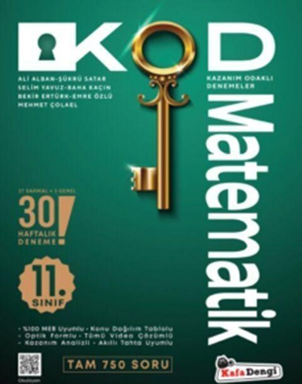 Kafa Dengi Yayınları 11. Sınıf Kod Matematik Kazanım Odaklı Denemeleri - Kafa Dengi - Image 1