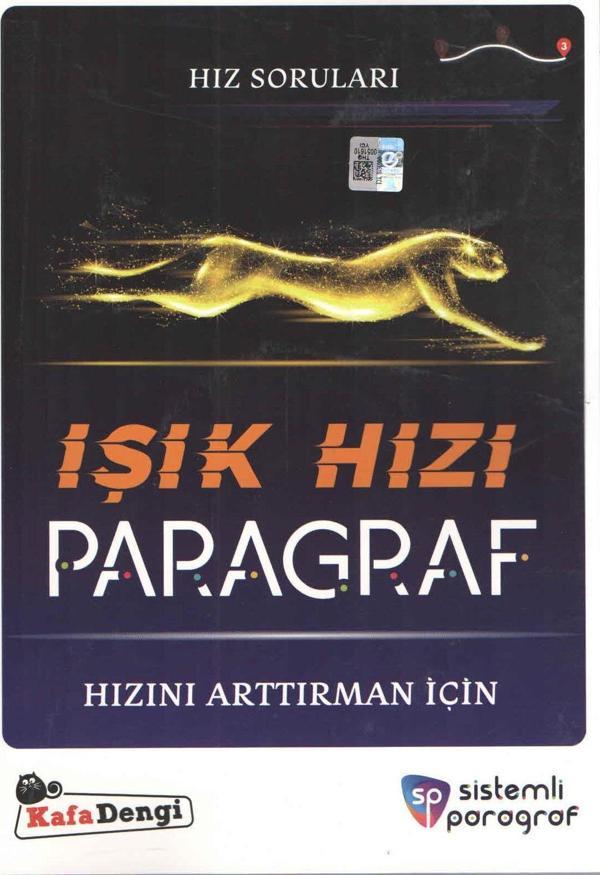 Sistemli Paragraf Işık Hızı Paragraf Soru Bankası Kafa Dengi Yayınları - Kafa Dengi - Image 1