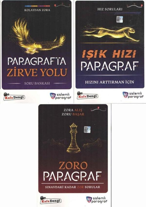 Sistemli Paragraf Zirve Yolu + Işık Hızı + Zoro Paragraf 3lü Set Kafa Dengi Yayınları - Kafa Dengi - Image 1
