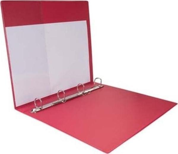 Evrak Sunum Tanıtım Firma Klasörü A4 Pvc 3 cm 4 Halkalı 250 Yaprak Kapasiteli Ring Binder File 27,5x32 cm - Image 1