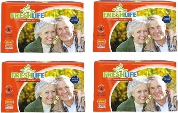 Freshlife Belbantlı Large Hasta Bezi 120 Adet Tekstil - Image 1
