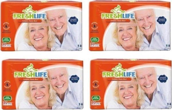Freshlife Belbantlı Xl Ekstra Large Büyük Hasta Bezi 120 Adet - Image 1
