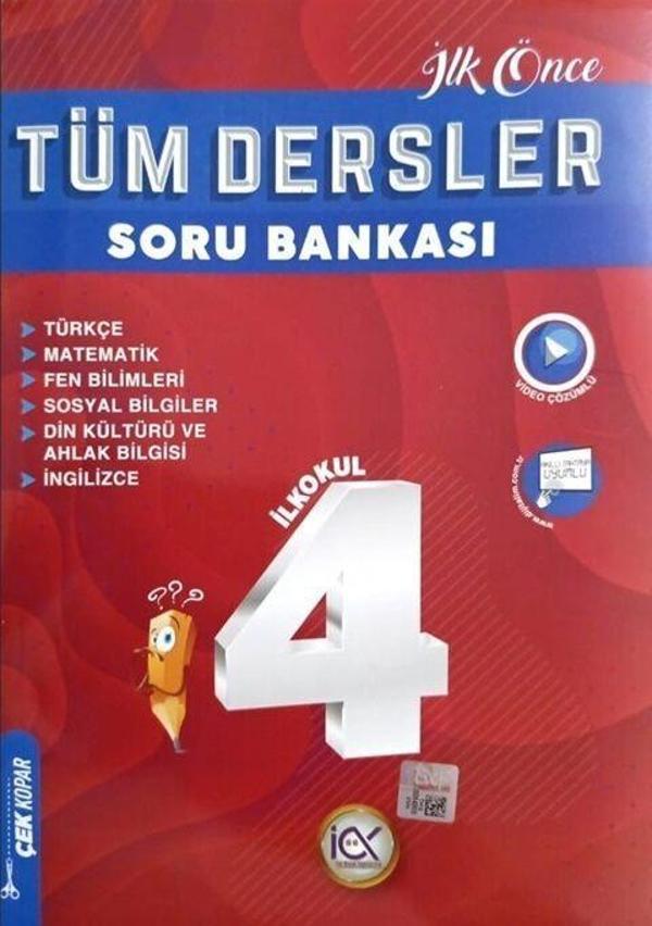4. Sınıf Tüm Dersler Soru Bankası İlk Önce Yayıncılık - İlk Önce Yayınları - Image 1