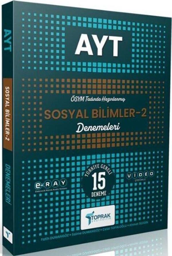 AYT Sosyal Bilimler 2 Deneme Toprak Yayıncılık - Toprak Yayınları - Image 1