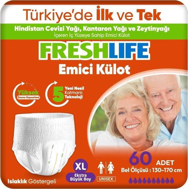 Freshlife Xlarge Emici Külot 30’Lu 2 Paket (60 Adet) - Image 1
