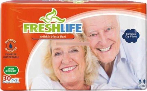 Freshlife Yetişkin Belbantlı Hasta Bezi Extralarge-Ekstra Büyük Boy 60 Adet (30 x 2Adet) - Image 1