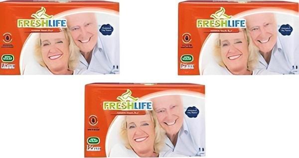 Freshlife Yetişkin Hasta Bezi Extralarge-Ekstra Büyük Boy 90 Adet (30 x 3Adet) - Image 1