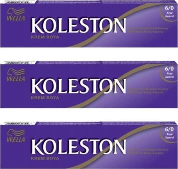 Koleston Tüp Boya 50 Ml - 6.0 Koyu Kumral X 3 Adet - Image 1