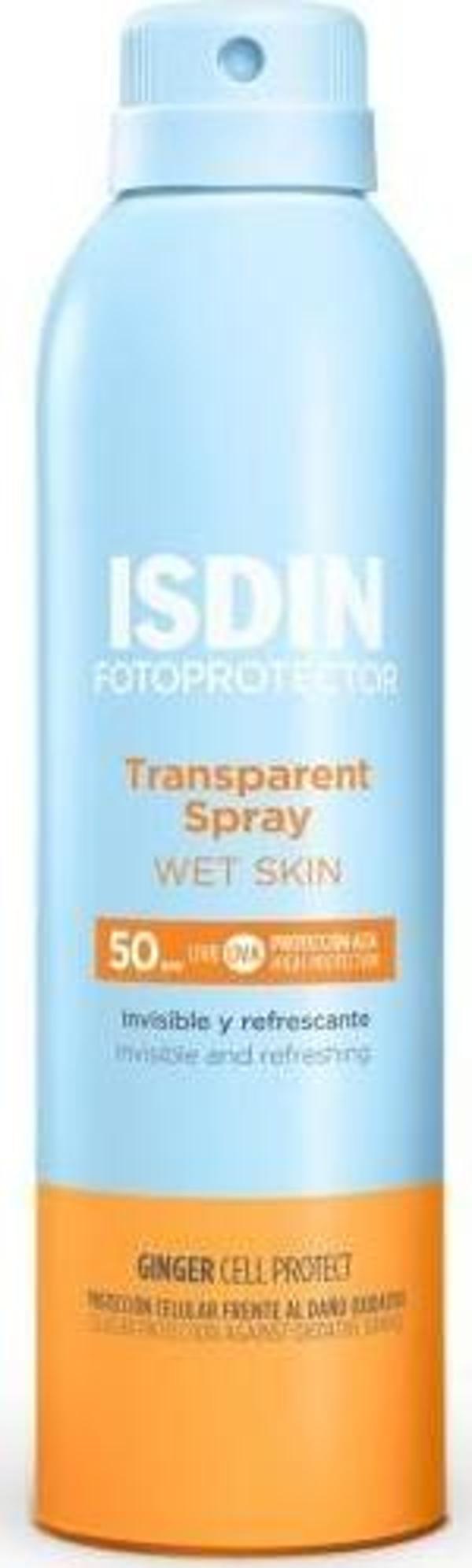 ISDIN Photoprotector Transparent Spray Wet Skin SPF50 250ml | Güneş Koruyucu - Image 1