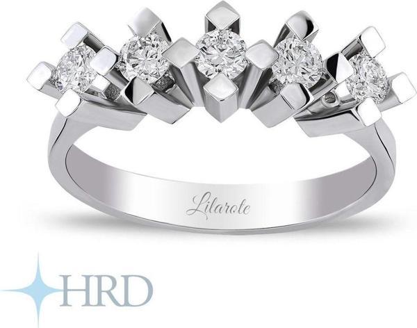 Lilarote Pırlanta 0.78 Ct Pırlanta Beştaş Yüzük - Image 1