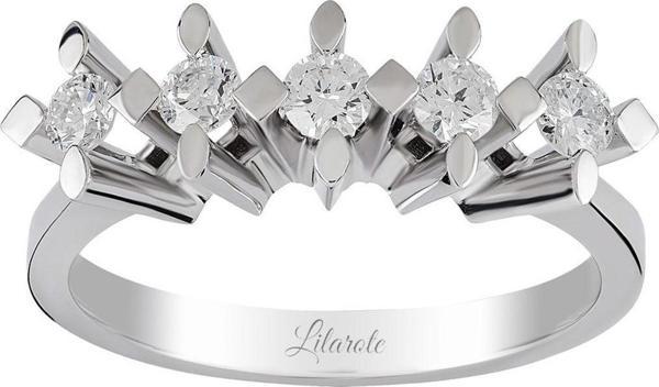 Lilarote Pırlanta 0,40 Ct Beştaş Pırlanta Yüzük - Image 1