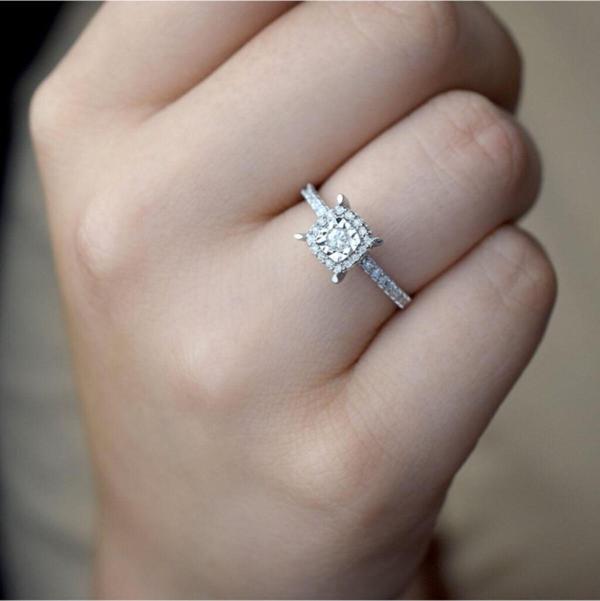 Lilarote Pırlanta 0.15 Ct. Çok Taşlı Lazerli Tektaş Yüzük - Image 1