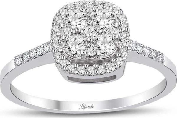 Lilarote Pırlanta 0.55 Ct Pırlanta Coronet Yüzük - Image 1