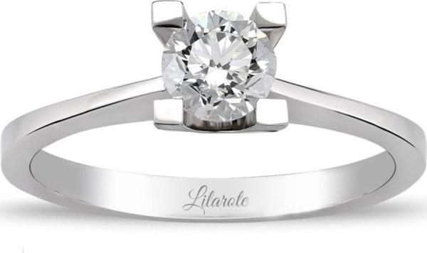 Lilarote Pırlanta 0.46 Ct Tektaş Pırlanta Yüzük - Image 1
