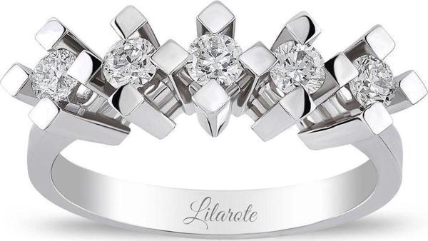 Lilarote Pırlanta 0.40 Ct Beştaş Pırlanta Yüzük - Image 1