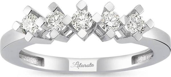 Lilarote Pırlanta 0.35 Ct. Beştaş Pırlanta Yüzük 14 Ayar - Image 1