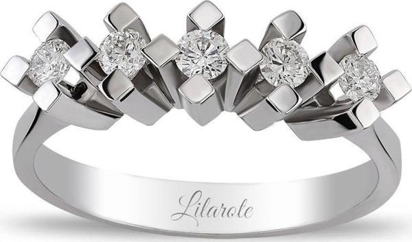 Lilarote Pırlanta 0.35 Ct Beştaş Pırlanta Yüzük - Image 1