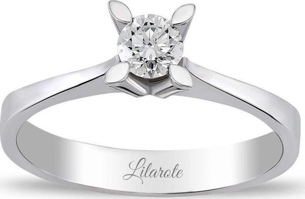 Lilarote Pırlanta 0.18 Ct Pırlanta Tektaş Yüzük - Image 1