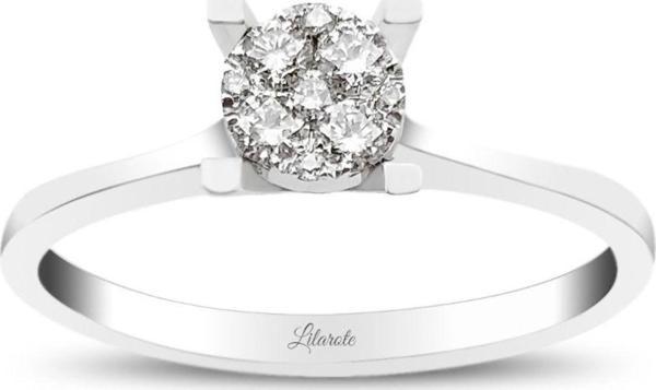 Lilarote Pırlanta 0.17 Ct Tektaş Pırlanta Yüzük - Image 1