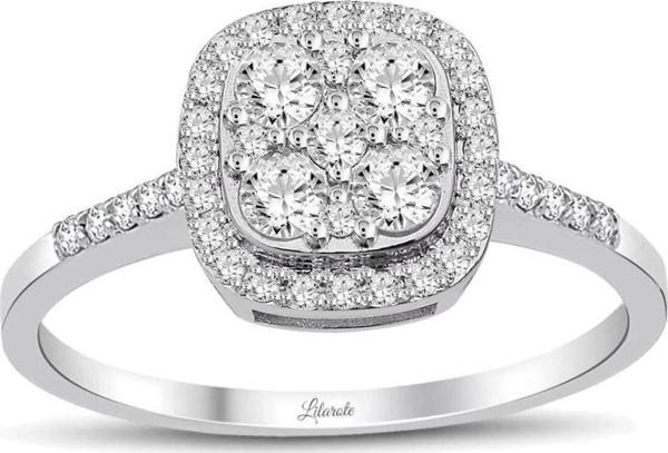 Lilarote Pırlanta 0.70 Ct Pırlanta Coronet Yüzük - Image 1