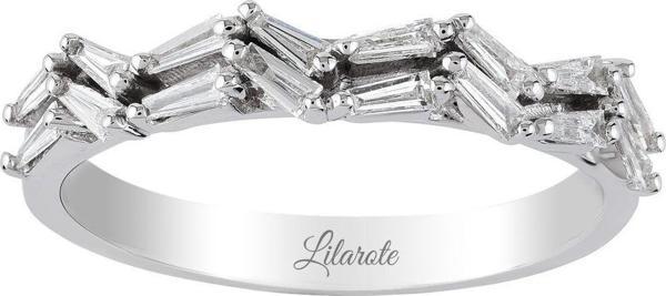 Lilarote Pırlanta 0.28 Ct Pırlanta Baget Yüzük - Image 1