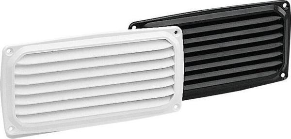 Ventilation Shaft Grilles Cover, 200x100mm, Black - Image 1