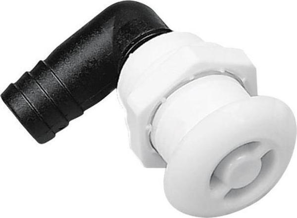 Ventilator For Tank Elbow 90°, Ø16mm Hose, White - Image 1
