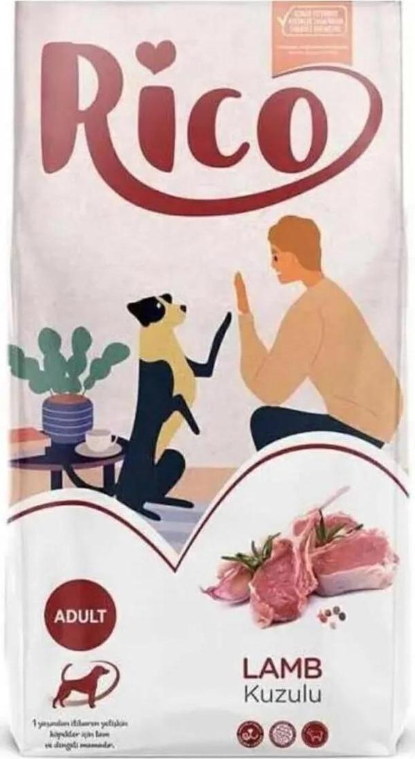 Rico Kuzu Etli Yetişkin Köpek Maması 3 Kg - Image 1