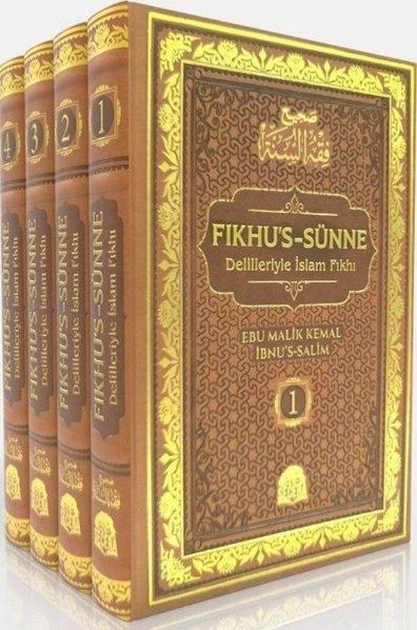 Fıkhu's-Sünne - Termo Deri Kapak - Delilleriyle İslam Fıkhı Seti - 4 Kitap Takım - Şecera Yayınları - Image 1