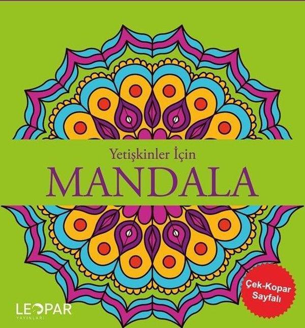 Yetişkinler İçin Mandala - Yeşil - Leopar Yayınları - Image 1