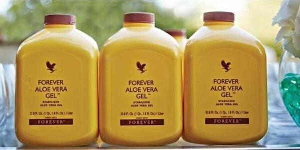 Forever Aloe Vera Gel- Aloe Vera Jel İçeren Sıvı Takviye Edici Gıda- 1 Litre -3 Adet - Image 1
