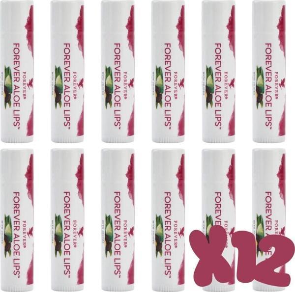 Forever Aloe Lips Dudak Koruyucu Bakımı Ve Nemlendirici Krem - 12 Adet - Image 1