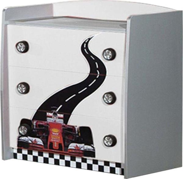 Şifonyer, Formula 3 Çekmeceli Şifonyer - Beyaz - Image 1