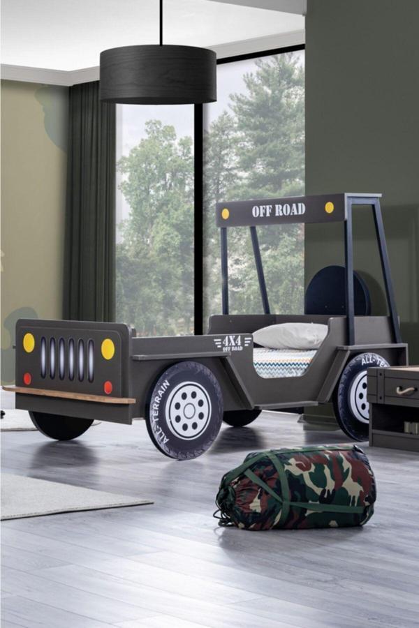 Montessori Karyola, Offroad Plus Çocuk Yatak - Jeep Karyola - Image 1