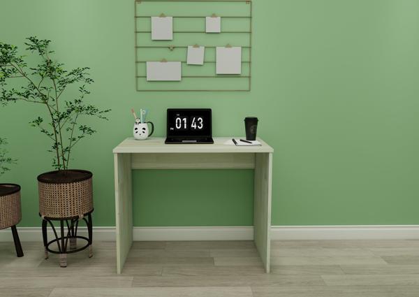 Işıltı Ahşap Ladin Çalışma Masası - Image 1