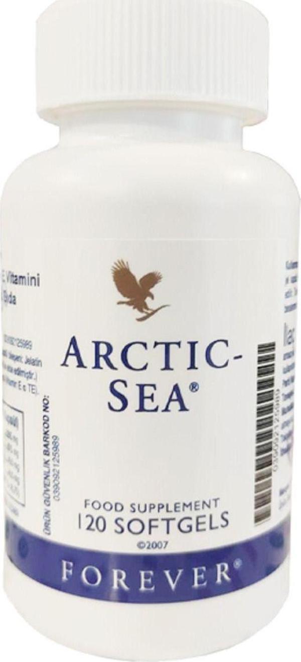 Forever Arctic Sea Omega 3 Balık Yağı,Oleik Asit ve E Vitamini İçeren Takviye Edici Gıda 120 SOFTGELS - Image 1