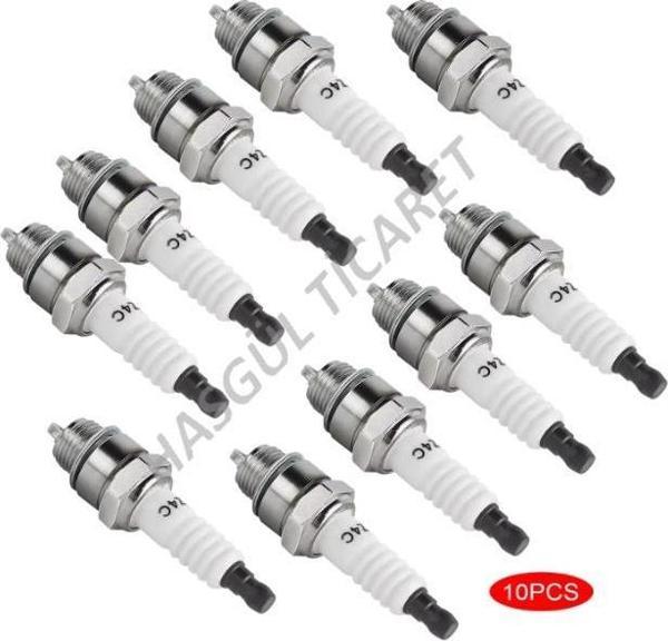 Hsgl İlaçlama Makinası mobilyette motorsiklet kısa paso Z4C buji 10 adet set  Z4C   M14 X11(7/16'') - Image 1
