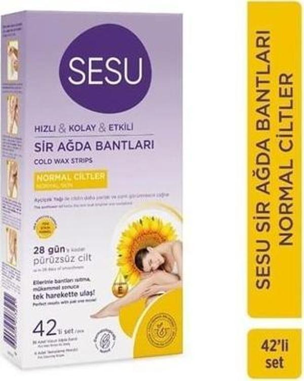 Sesu Soft Ağda Bandı Normal Ciltler 42'li - Image 1