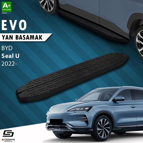 S-Dizayn BYD Seal U Evo Siyah Yan Basamak 193 Cm 2022 Üzeri A+ Kalite - Image 1