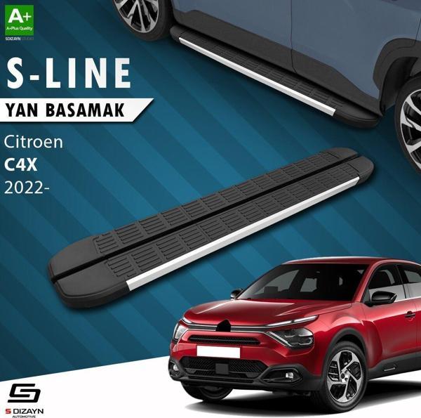 S-Dizayn Citroen C4 X S-Line Aluminyum Yan Basamak 183 Cm 2022 Üzeri A+ Kalite - Image 1