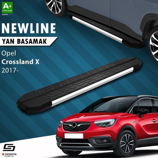 S-Dizayn Opel Crossland X NewLine Krom Yan Basamak 173 Cm 2017 Üzeri A+ Kalite - Image 1