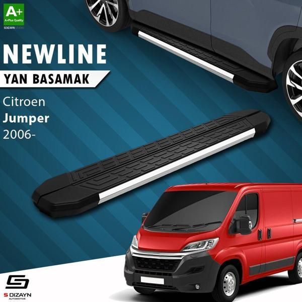 S-Dizayn Citroen Jumper 3 Kısa Şase NewLine Krom Yan Basamak 203 Cm 2006-2022 A+ Kalite - Image 1