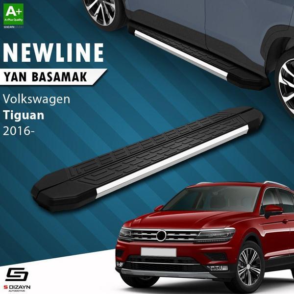 S-Dizayn VW Tiguan 2 NewLine Krom Yan Basamak 173 Cm 2016-2024 A+ Kalite - Image 1